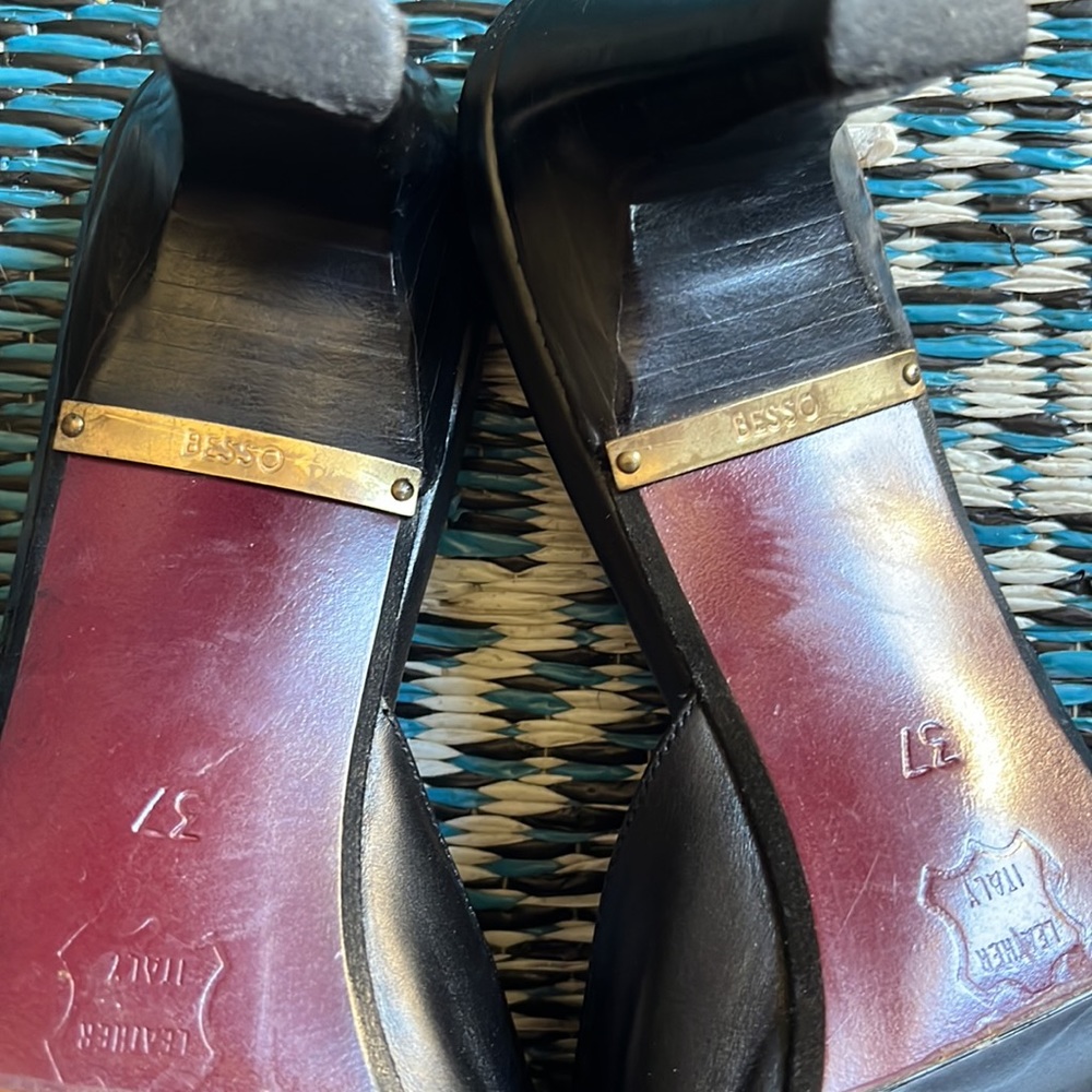 Besso  Heeled Slides - Picture 5 of 7
